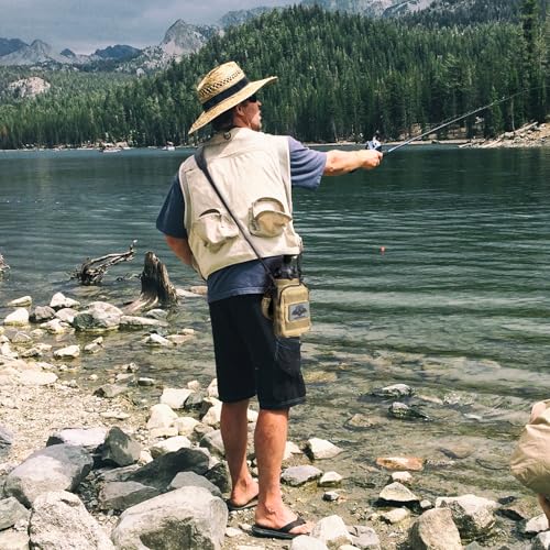 NATURE PIONEOR 32 64 128oz Tactical Water Bottle Pouch, Multi-Function Tactical Water Bottle Bag with Adjustable Shoulder Strap, Half/One Gallon Molle Strap Carrier Holder - color: Khaki, size: 32OZ
