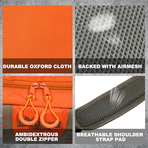 MYDAYS Chest Rig for Men, Chest Bag for Fishing, Waterfowl, Upland Game, Turkey, Tactical - color: Orange