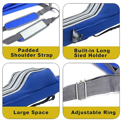 Sougayilang Fishing Rod Bag - 3 Layer Organizer Case for Travel - 170cm/69in - color: Length: 170cm/69in
