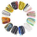 Riverruns Silicone Jig Skirts Fishing Lure Skirt Replacement for Spinnerbaits Bass Buzzbaits Fishing Jigs Fishing Lures Craw Jig Trailers Bass Skirts - color: 12PC 8873 Umbrella Sensation Skirts