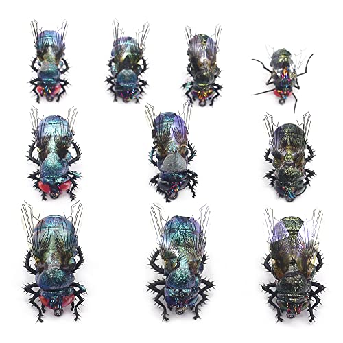 YZD Realistic Fly Fishing Dry Wet Nymph Trout Flies Topwater Lures for Freshwater Saltwater High Simulation Hand Tie Lure Kits - color: 21-A-01