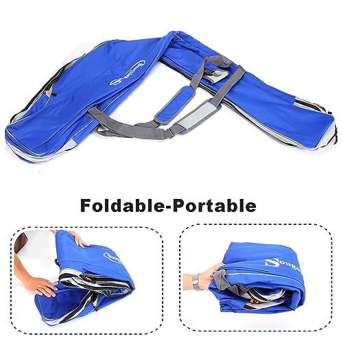 Sougayilang Fishing Rod Bag - 3 Layer Organizer Case for Travel - 170cm/69in - color: Length: 170cm/69in