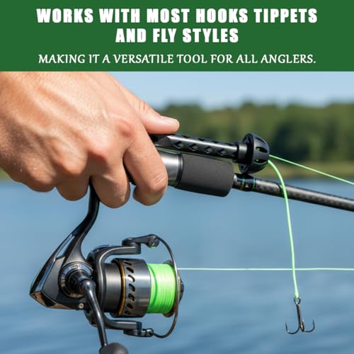 Magnetic Fly Fishing Threader – Easy Tippet Threader Tool for Small Flies, Fly Tying & Rigging Accessory for Anglers, Quick & Precise Line Threading Tool