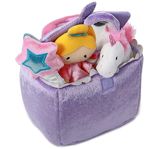 Baby GUND Play Soft Collection, Princess Castle 5-Piece Plush Playset with Rattle, Squeaker and Crinkle Plush Toys, Sensory Toy for Babies and Newborns, 7” - style: Princess Castle