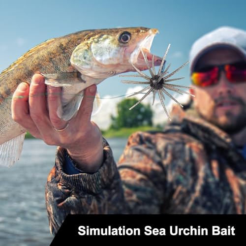 Tentacle Creature Lure Floating Fishing Lures Soft Artificial Baits for Bass Fishing - color: Flash red