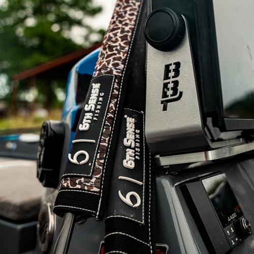 6th Sense ProSix Rod Sleeve – Hook-Resistant Neoprene Covers for Superior Durability, Color-Coded Rod Storage or Organization, Floating Material (Willis - Bayou Bloood, Baitcasting) - color: Willis - Bayou Blood, style: Baitcasting