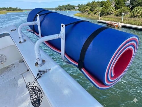 Gunnel Side Boat Rod Holder Floating Water Mat Rack Travel Storage WMR-S