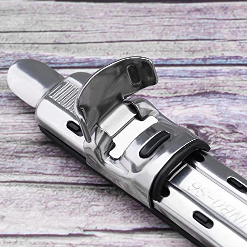 Create Idea 6-Piece Fishing Rod Reel Holder - Stainless Steel Reel Seat Clip - Durable Deck Fishing Accessory
