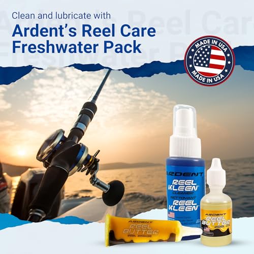 Ardent Freshwater Fishing Reel Care Pack, Long Lasting Protection, Prevent Corrosion, Smooth Casting, Made in The USA - size: Freshwater Reel Care 3 Pack