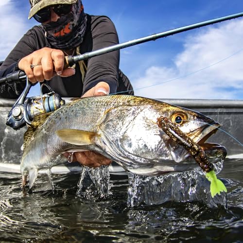 KastKing Destron Essential Monofilament Fishing Line, Advanced Polymer Coating for High Abrasion Resistance, Super Smooth, High Strength, Low Memory Mono Line, Fresh and Saltwater Fishing - color: Chaos Camo, size: 20LB(300 Yds)