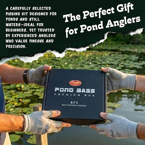 LUCKY CRAFT Pond Bass Premium Box, 7 Freshwater Fishing Lures for Pond and Lake Fish, Mystery Selection Tackle Box with Surprise Bass Lures, Fishing Gear Accessories - style: Pond Bass Fishing