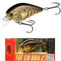 LUCKY CRAFT Fat CB BDS2 Fishing Lure, 2.5" Floating Squarebill Crankbait, 2–3 ft Depth, Freshwater Trout and Bass Lures, Bass Fishing Gear and Tournament Hard Bait - color: 182 Magic Craw