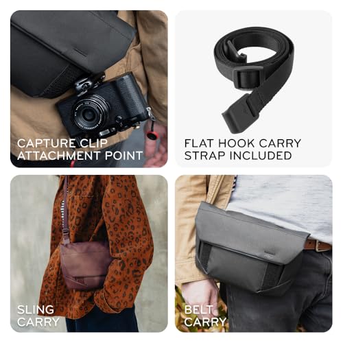 Peak Design Field Pouch V2, Coyote, 2-in-1 Organizer and Sling Bag, Adjustable Shoulder Strap and Integrated Belt Loops, Weatherproof Nylon Canvas, Organizer Pouch or Carry Bag for Men and Women - color: Coyote