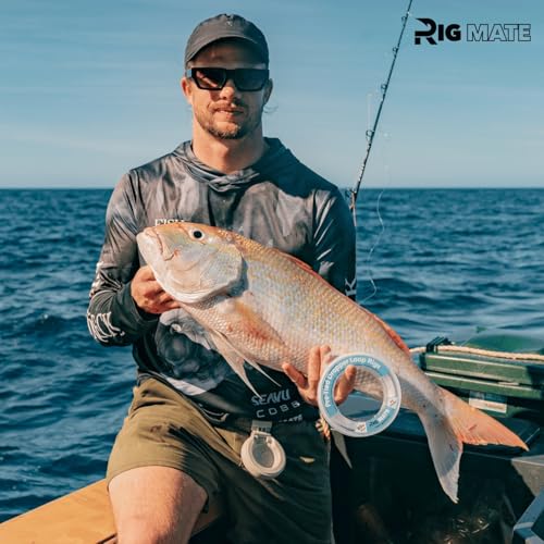 10 lb Pre-Tied Dropper Loop Rigs. Fishing Line Spool. Loops 18 Inches Apart with 5.5 Inch Loop Size. Perfect for Saltwater & Freshwater Fishing. Perfect for Snapper & Other Bottom Feeding Fish.