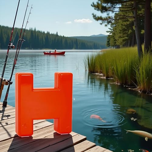 Red Fish Line Block Marker Anti Corrosion Marker Buoy Winder Tough for Fishing, Line Spooling Accessories