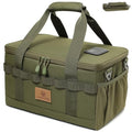 Tactical Camping Storage Bag 18L Tactical Utility Tote Bag Camping Cookware Organizer Trunk Organizer (Army Green) - color: Army Green