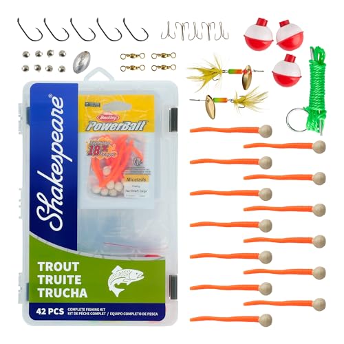 Shakespeare Catch More Fish Fishing Tackle Kit - color: Trout, style: New Model