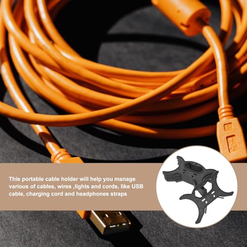 Zerodeko 8Pcs String Light Storage Holder Light Cord Organizer and Cable Manager Handheld Cord Wind up Device for Christmas Lights Cords Charging Cables 7.87 X 4.72In