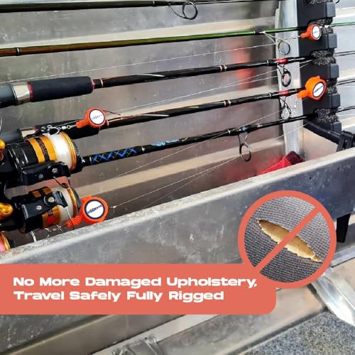 HOOK-EZE Fishing Knot Tying Tool | Protect from Fish Hooks | Tie Fishing Knots Easily | Cool Gadgets for Fishermen | Ice Fly Fishing | Fishing Accessories for Beginner Anglers | Nail Knot Tool - color: Orange, style: Standard