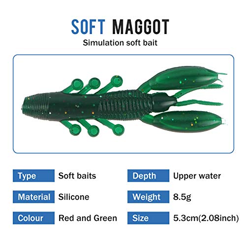 Pure Vie Fishing Topwater Lures Kits Mixed Universal Artificial Soft Baits Tackle Including Crankbaits, Spinnerbaits, Plastic Worms, Frogs, Hooks, Tackle Box - Freshwater Saltwater Fishing Equipment - color: 146 Pieces
