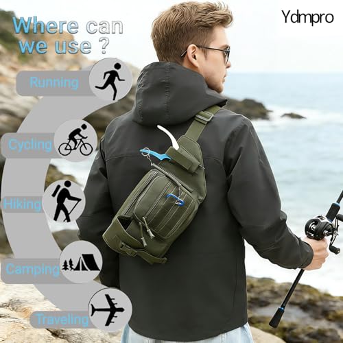 Tactical Fanny Pack，Military Waist Bag Hip Belt Bumbag Utility Bags for Fishing Hiking Hunting with Mesh Water Bottle Holder Pouch (Tan) - color: Tan
