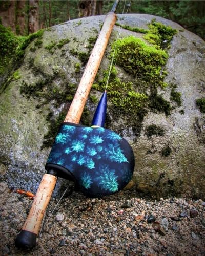 Fishing Reel Cover Reel Case Bag Pouch | Neoprene Material | for Centerpin, Fly, Ocean Reels - color: Headwaters