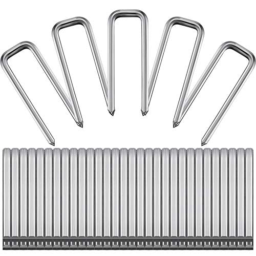 Jetec 40 Pieces Plantation Shutter Repair Kit Replacement Louvers Staples Window Blind Tilt Rod Operable Plantation Silver Missing Metal Indoor Louver Staples Tools Repair(0.6 x 0.19) - size: 0.6 x 0.19"