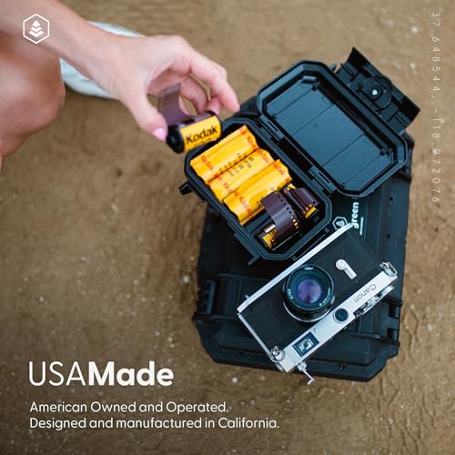 Evergreen 52 Waterproof Dry Box Protective Case - Travel Safe/Mil Spec/USA Made - for Cameras, Camping, Fishing, Hiking, Traveling, Water Sports, Knives, Survival (Black) - color: Black