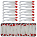 50pcs Soft Fishing Lures, Plastic Fishing Baits & Tackle Box, Paddle Tail Swimbaits Soft Plastic Lures Kit for Bass Trout Walleye Crappie