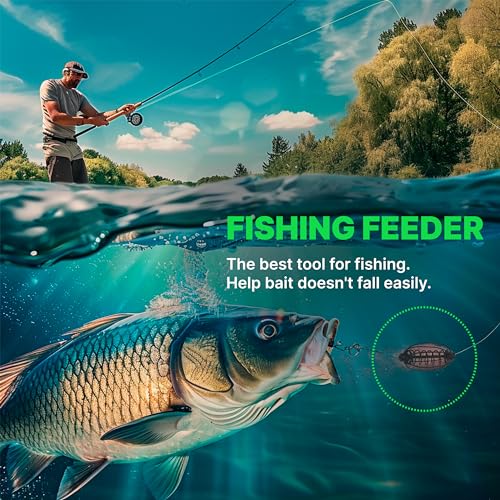 10pcs Spring Fishing Feeder Carp Сrucian Bream Tackle Cage - color: Black, size: 25g