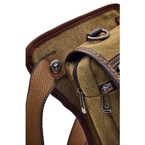 Canvas Motorcycle Cycling Drop Leg Bag for Men Women Travel Outdoor Tactical Hunting Hiking Climbing Thigh Waist Pack Fanny Pouch (Brown) - color: #00Brown