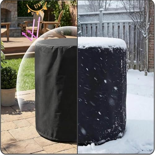 Turkey Fryer Cover, Waterproof Crawfish Boiler Cover for Big Easy Turkey Fryers,Protective Covers for Seafood Boil Pot and Burner Kit-21 D x 21" W x 25" H - size: 21" D x 21" W x 26" H