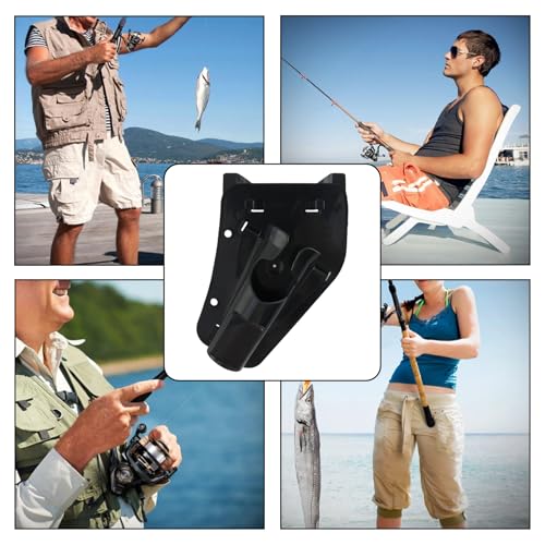 Crapyt Slide-in Fishing Rod Holder Waist Belt, PLA Material Adjustable Hands-Free Fishing Rod Hip Holsters, Use on The Left or Right Side, for Outdoor Anglers