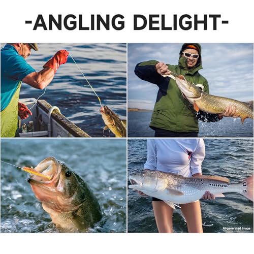Soft Fishing Lures, Paddle Tail Swimbaits Soft Plastic Lures, Unique Vibrating Swim Action for Trout Crappie Walleye Sea Bass