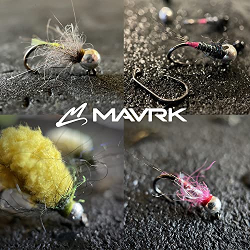 Mavrk Fly Fishing Slotted Tungsten Beads 25pc Refill Pack Euro Nymph Style Flies 5 Essential Colors Gold Silver Copper Black Chartreuse 4 Essential Sizes 4mm 3.5mm 3mm 2.5mm - color: Silver, size: 3.5mm