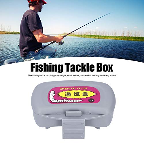 Fishing Bait Holder, Easy Access Bait Storage, Bait Container with Clip for Anglers, Freshwater and Saltwater Fishing