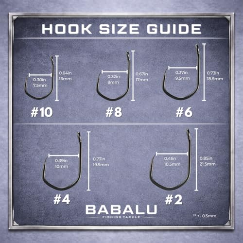 Barbless Fishing Hooks BB20-50Pcs High Carbon Steel - size: #10