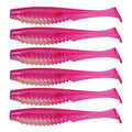 6th Sense – Party Paddle 4.3" – Saltwater Swimbait – Inshore Fishing – Redfish/Trout/Snook – Paddle Tail Soft Plastic - color: Snapper