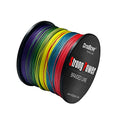 437Yd-5000Yd Super Strong Pull Generic Braided Fishing Line Fish ing Lines FishLines FishingLine - color: multicolor, size: 109Yd/ 100m 135LB/0.60mm