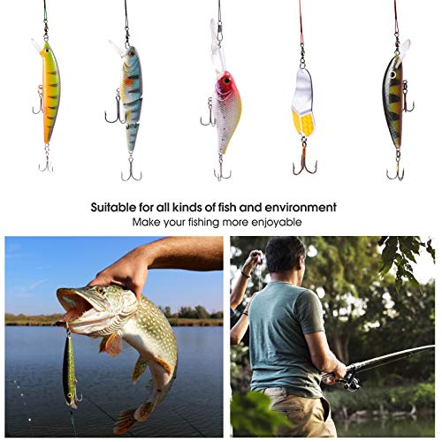 Stainless Steel Fishing Wire Leaders, Black Coated & Uncoated Options, Heavy Strength 31–100LB, 6–21in Multi Sizes with Rolling Swivels Snaps for Salt Fresh Water Shark Pike Barracuda - color: 100pcs-7in/8in/9in/10in/11in(31LB)