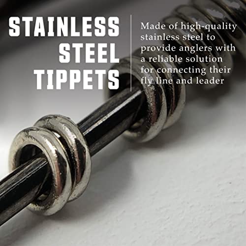 Nirvana Premium Fly Fishing Tippet Rings - 25 Rings on a Clip - Made in Japan - style: 2.5mm