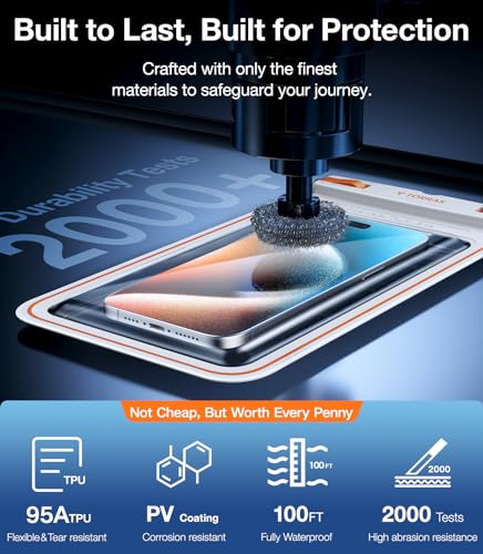 TORRAS IPX8 Waterproof Phone Pouch Floating, Underwater Screen Touchable, Water Proof Case with Lanyard for iPhone 17 Pro Max 16 S26, Cellphone Dry Bag Cruise Essentials 7.0 inch, White - color: 1 Pack-White