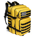 QT&QY 45L Military Tactical Backpacks Molle Army Assault Pack 3 Day Bug Out Bag Hiking Treeking Rucksack… - color: 3.2 Yellow