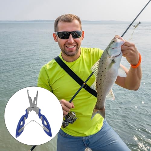 400 PCS High Strength Heavy Stainless Steel 30lb to 95lb Split Ring Lure Connector and 2 PCS Fishing Pliers, Heavy Duty Bait Rings, Tackle Connectors