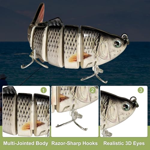 41 Pcs Fishing Lures Kit for Bass Trout & Pike | All-in-One Fishing Gear Gift Set | Premium Fishing Tackle Box for Beginners, Dad, Men (Freshwater & Saltwater) - style: Young Style