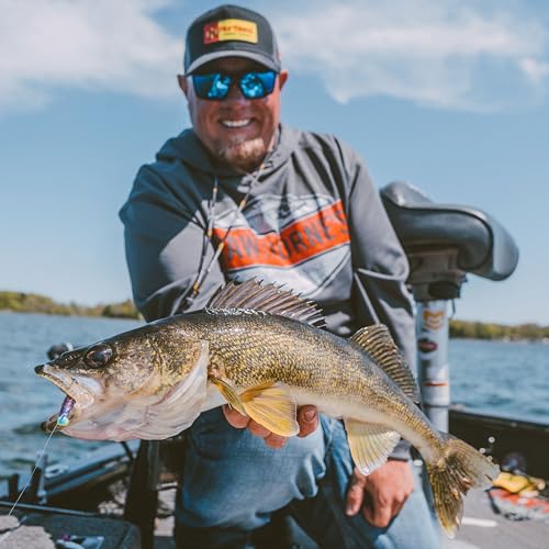 Northland Fishing Tackle Freshwater Tungsten Short Shank Fishing Jig for Bass, Walleye, Trout, and Many Others - color: Glo Watermelon, size: 1/8 Oz