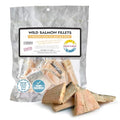 Fresh Is Best Salmon Fillets Freeze Dried Dog Treats – Raw Freeze Dried Fish for Cats & Canines in Resealable Zipper Bag – High-Protein Salmon Dog Treats – Made in the USA