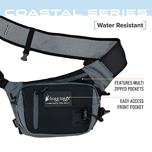 FROGG TOGGS Flats Sling Pack, Easy Hands-Free Tackle Storage Bag with Built-in Rod Support