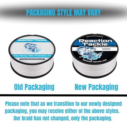 Reaction Tackle Braided Fishing Line - Pro Grade Power Performance for Saltwater or Freshwater Fish - Colored Fishing Line Braid for Extra Visibility - color: X8 Moss Green, size: 15 Lb (1500 Yards)