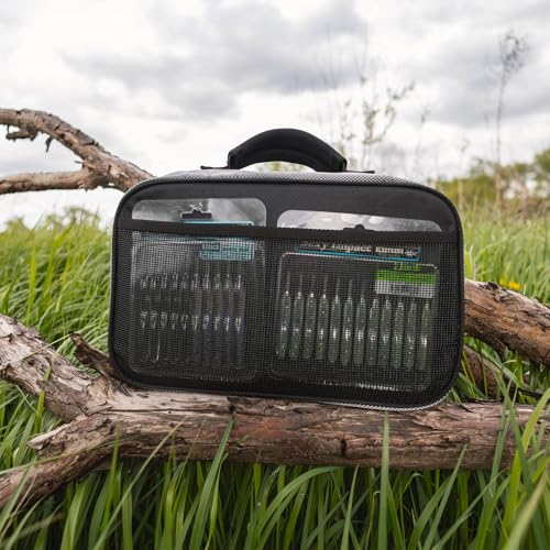 Raprance Fishing Lure Bag Baits Tackle Binder Organizer Storage Plastic Bag - color: Upgraded Blue